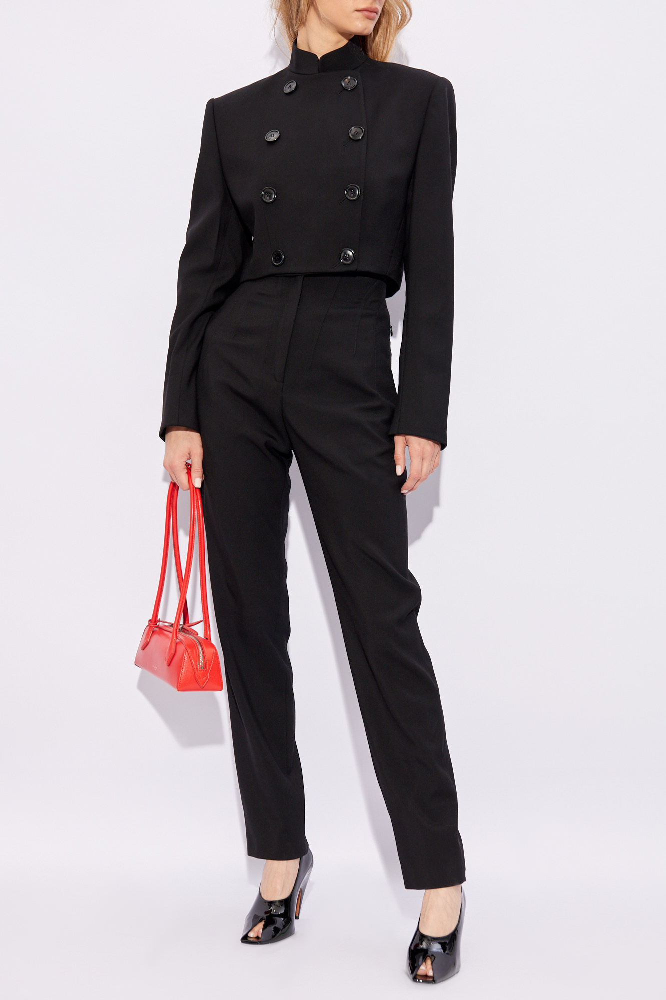 パンツ Alaia Trousers ALAÏA STEEL CARGO TROUSERS WITH KNIT BAND |ALAÏA US